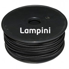 Καλώδιο Υφασμάτινο Κορδόνι 2x0.50mm² Μαύρο 9-025045